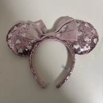 미니풍 하트 장식 머리띠