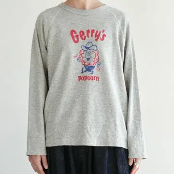 clip.tab 미니 쭈리 팝콘 프린트 풀오버 클립탭