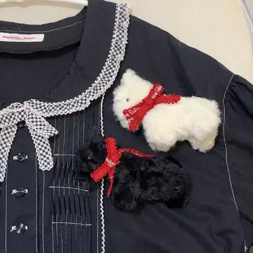 원더풀 월드 테리아 코사지 화이트 블랙 세트