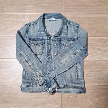 ZARA BASIC 데님 자켓 라이트 블루 G