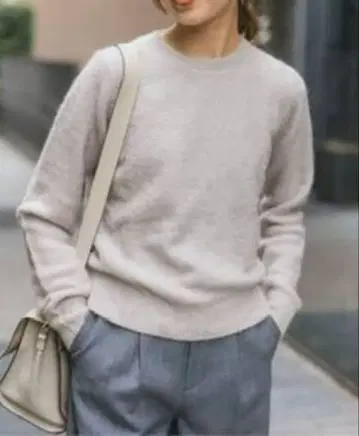 [ 새상품급 ] 스픽 앤 스팬 23AW 라메 모헤어 니트 울