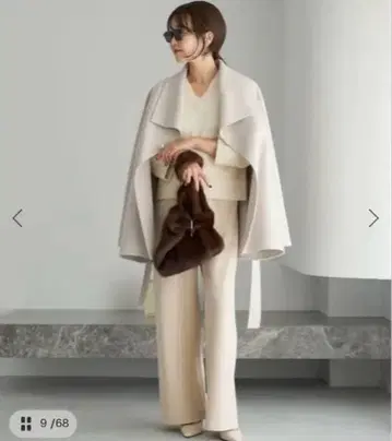 Plage 해밀턴 하프 코트 내추럴 38