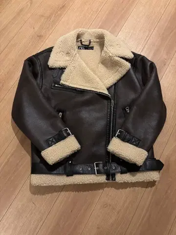 ZARA 무스탕 라이더 자켓 코트 자라