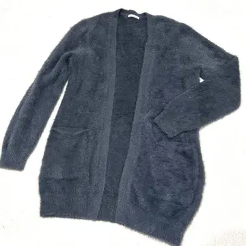 [ 새상품급 ] items 어반 리서치 샤기 롱 가디건 버튼리스 긴팔