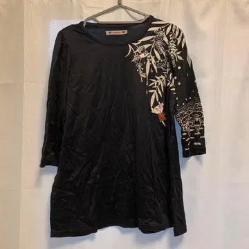 알베로베로 자수 튜닉 블랙