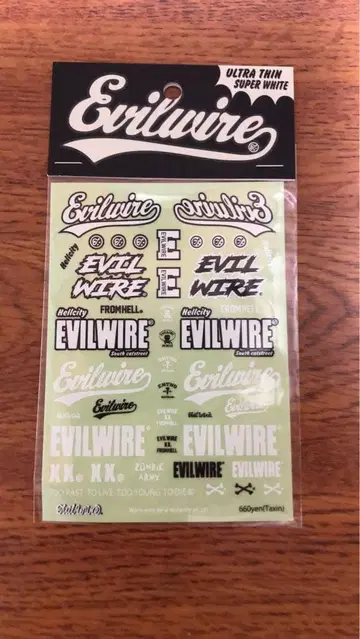 미니 사륜구동 Evilwire 이빌와이어 스티커 1