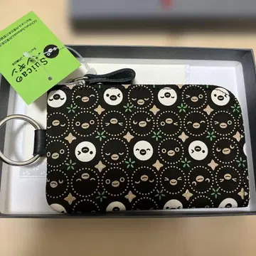 Suica 펭귄 사라사 인덴 동전 지갑 (고리 포함)