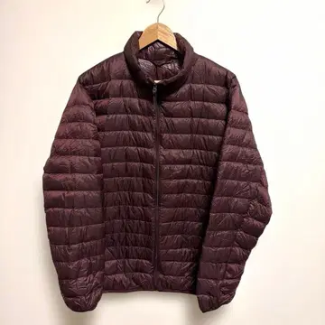 유니클로 울트라 라이트 다운 라이트 와인 레드 보르도 보라색 퍼플