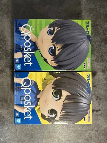 Qposket 블루 록 피규어 2체 세트