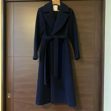 ESTNATION 네이비 롱 코트