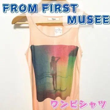 프롬 퍼스트 뮤제 원피스 셔츠 롱 탱크탑 리조트 Musee