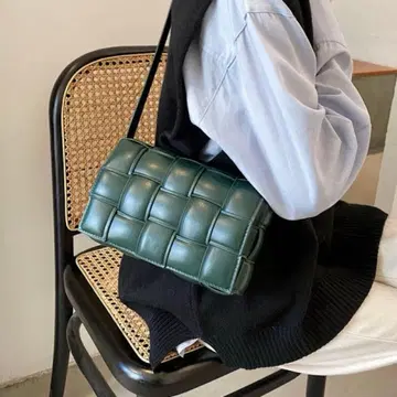 그린 퀼팅 숄더백 인트레차트백 2way