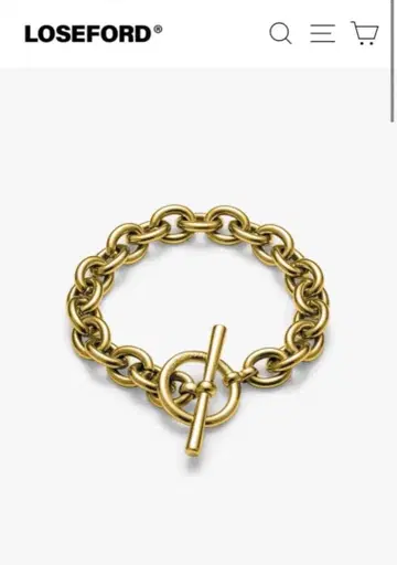 LOSEFORD 골드 팔찌