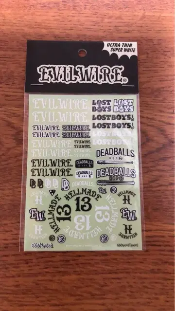 미니 사륜구동 Evilwire 이블와이어 스티커 2