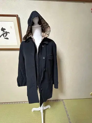 DAKS 닥스 숏코트 베스트 포함 베스트는 후드 부착 빈티지