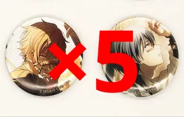 시노노메 아키토 아오야기 후유야 글리터 캔뱃지 양 28b 각 5개