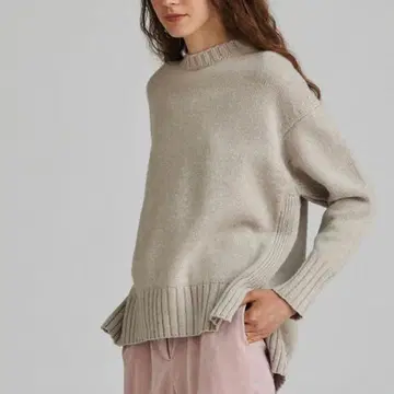 맥피 라무 캐시미어 크루넥 풀오버 투모로우랜드 니트