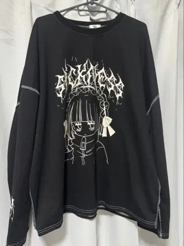 볼칸 & 아프로다이티 AZ BIG 롱T Black 프리 사이즈 블랙