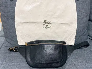 IL BISONTE 가죽 숄더 바디 백