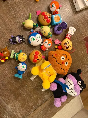 앙팡맨 가챠 봉제 인형 세트