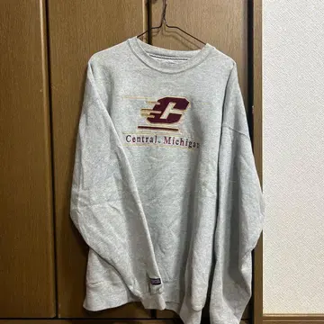 JANSPORT 센트럴 미시간 맨투맨 그레이