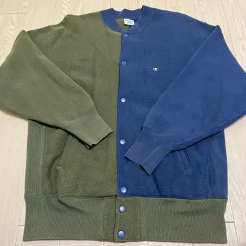 챔피온/Champion/단색 파랑 택 복각/리버스 웨이브/맨투맨/M