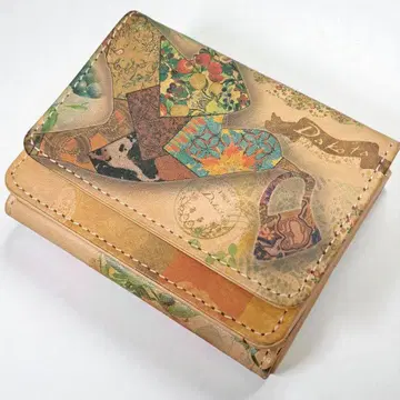 초레어 한정품 Dakota 50주년 기념 모델 치자레 3단 폴더형 지갑