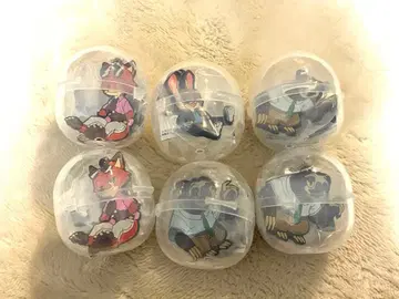 주토피아 캡슐 토이 6종 세트