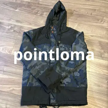Point Loma 카모 패턴 다운 자켓 L 사이즈