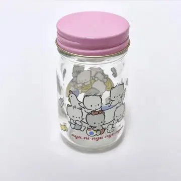 새상품급 냐니뉴녜뇽 유리 항아리