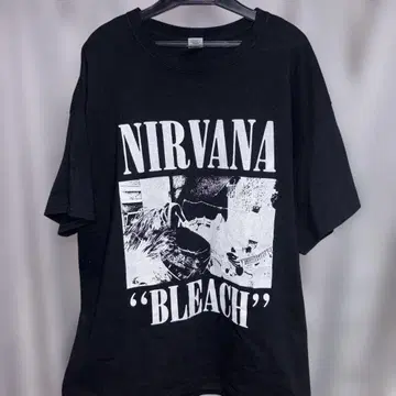 nirvana bleach 카트 gildan 백 프린트 T셔츠