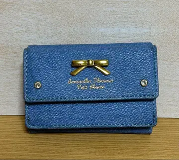 Samantha Thavasa 3단 폴더형 지갑 파랑