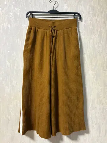 Oblekt 리브 브라운 와이드 팬츠