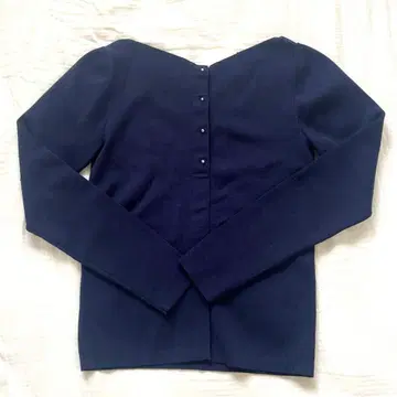 새상품급 ENDEEK 네이비 V넥 긴팔 니트