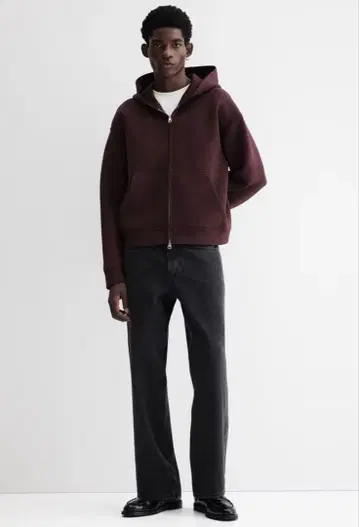 루즈핏 풀 집업 후디드 자켓 L 온라인 스토어 완판템