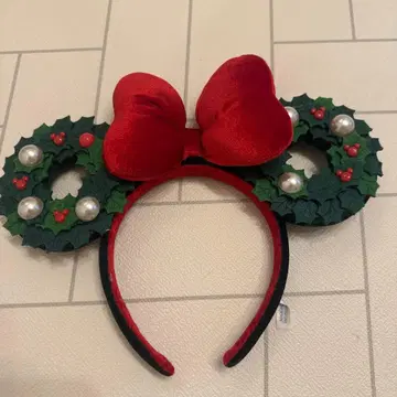 디즈니 크리스마스 리스 머리띠 2024
