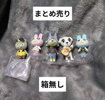 동물의 숲 토모다치돌 피규어 5체 세트