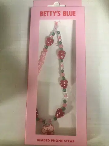 베티즈 블루 skinnydip 스트로베리 폰 스트랩