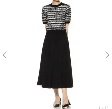 바니스뉴욕 이소재 콤비네이션 드레스 원피스