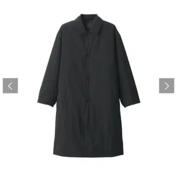 무인양품 워셔블 솜 스텐카라 코트 신사 M