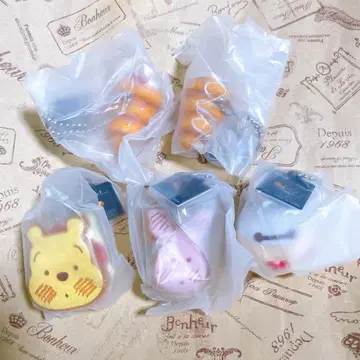 [ 익명 배송 ] 디즈니 Nui빵 미니어처 키체인 컴플리트 세트