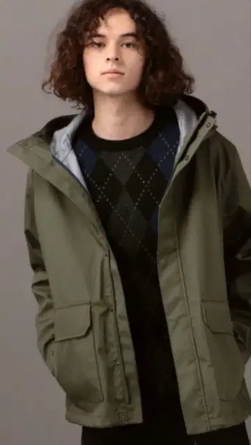 SHlPS JET BLUE 4way 마운틴 파카 카키 S