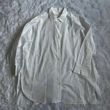 선착순 윔 가젯 긴팔 오버 사이즈 셔츠 프리 사이즈 화이트