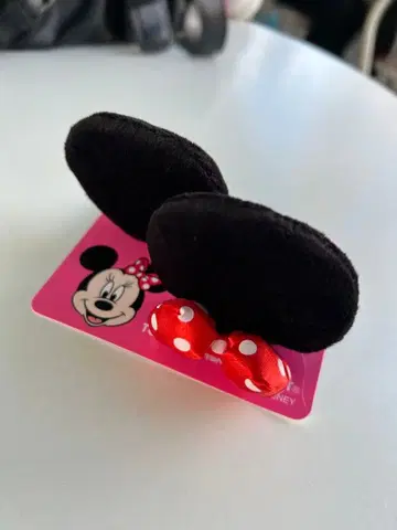 디즈니 미니 리본 패치 머리띠
