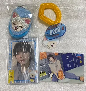 스키즈 아이엔 슬리퍼 키링 포토카드 슬리브 세트 스티커