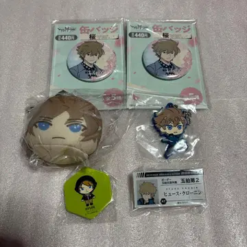 월드 트리거 휴스 오만쥬 훼미리마트 캔뱃지 네임