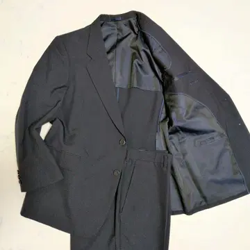 빈티지 수트 셋업 싱글 도멜 원단 네이비 L 상당