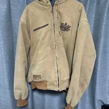 9090 브라운 후드 자켓