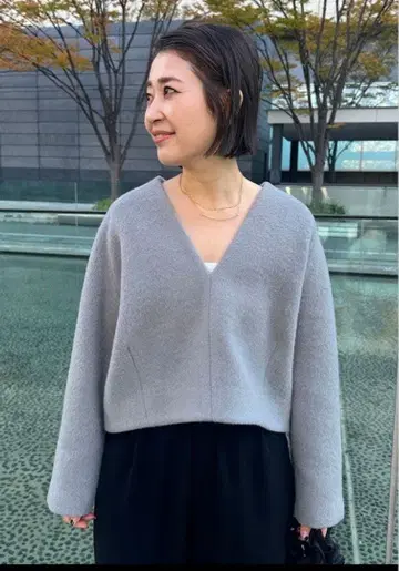 스터링 루어 알파카 샤기 자켓 풀오버