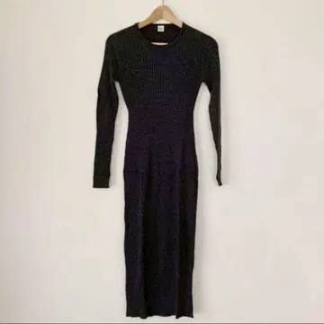 RonHerman 니트 원피스 리브 등 오픈